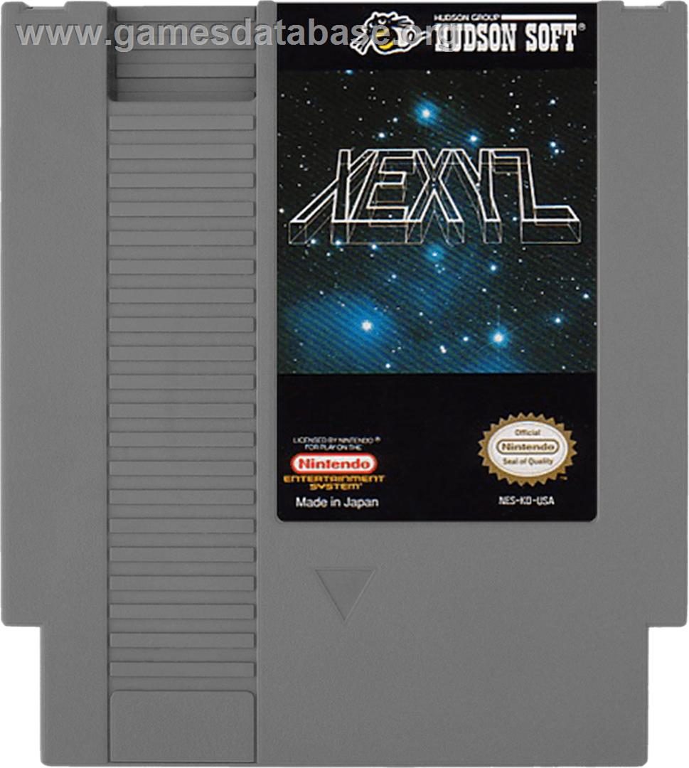 Xexyz - Nintendo NES - Artwork - Cartridge