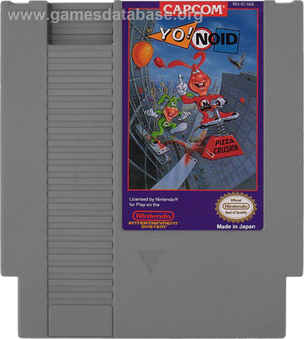 Yo! Noid - Nintendo NES - Artwork - Cartridge