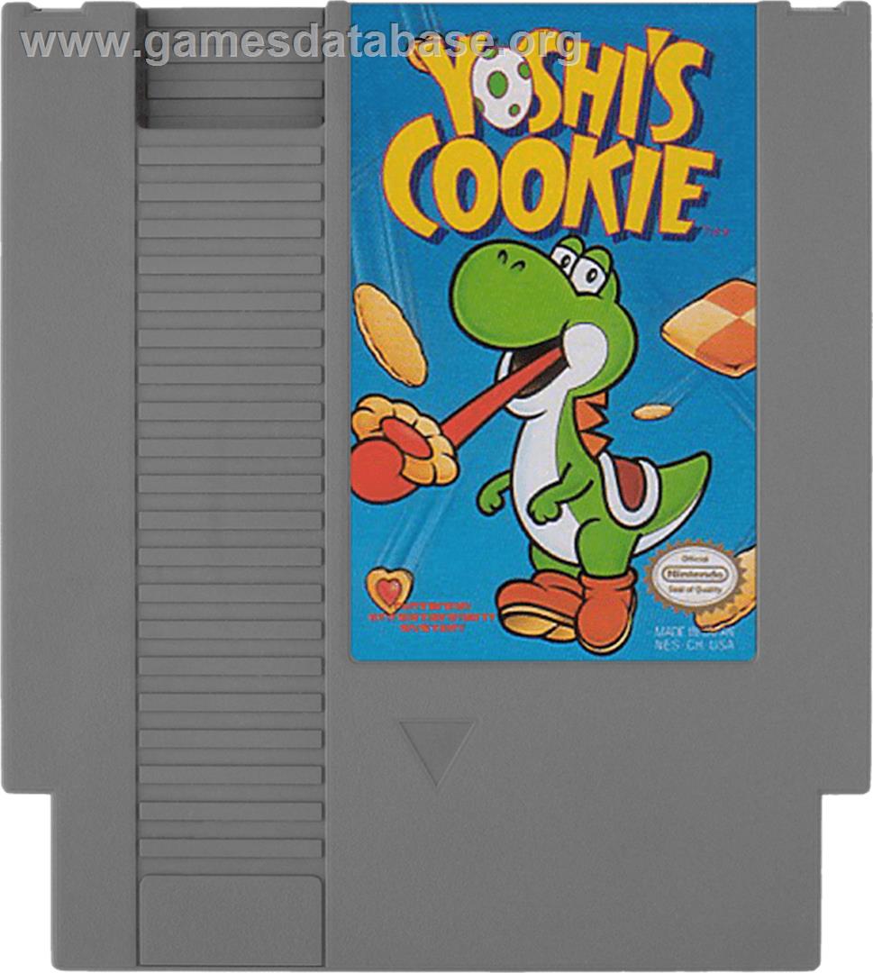 Yoshi's Cookie - Nintendo NES - Artwork - Cartridge
