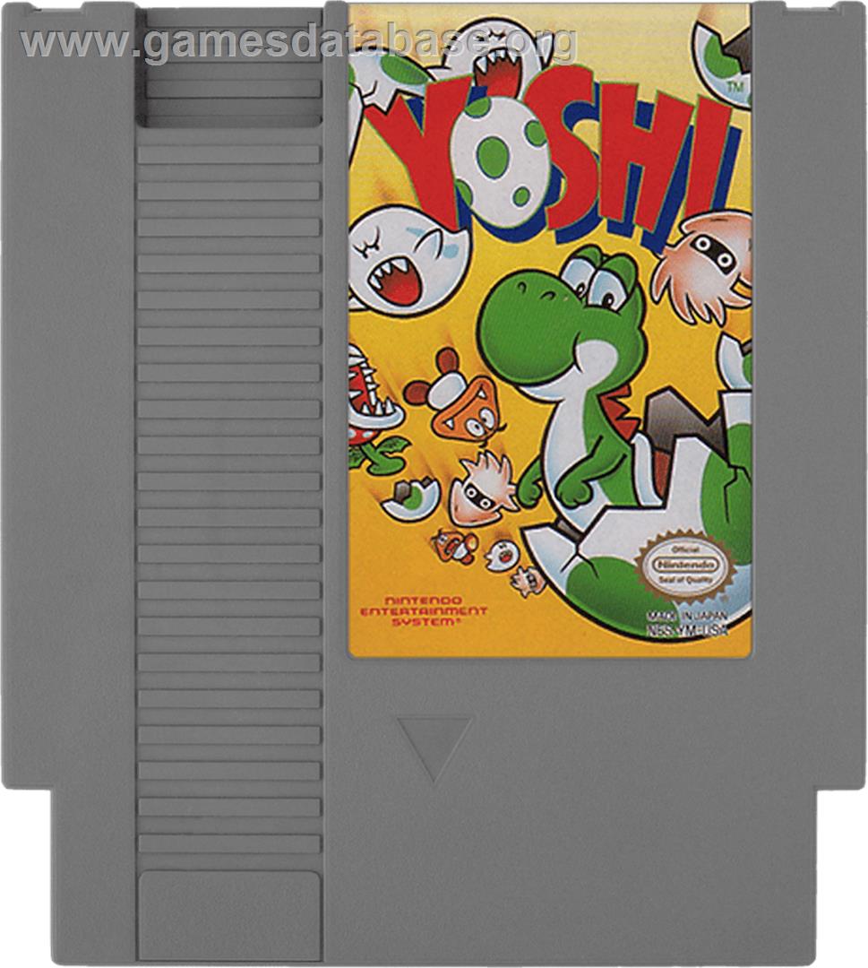 Yoshi - Nintendo NES - Artwork - Cartridge