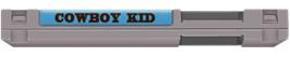 Top of cartridge artwork for Cowboy Kid on the Nintendo NES.