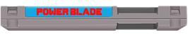 Top of cartridge artwork for Power Blade on the Nintendo NES.
