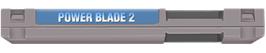 Top of cartridge artwork for Power Blade 2 on the Nintendo NES.