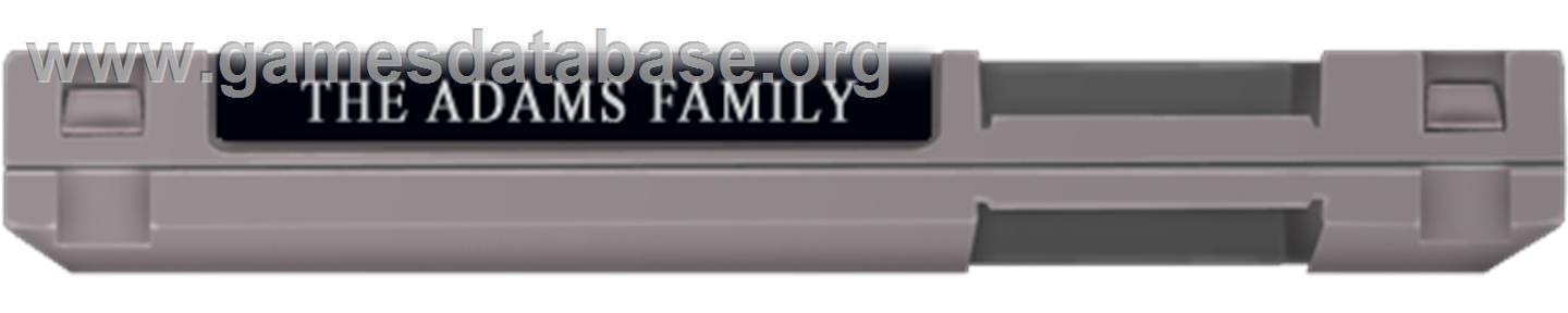 Addams Family, The - Nintendo NES - Artwork - Cartridge Top