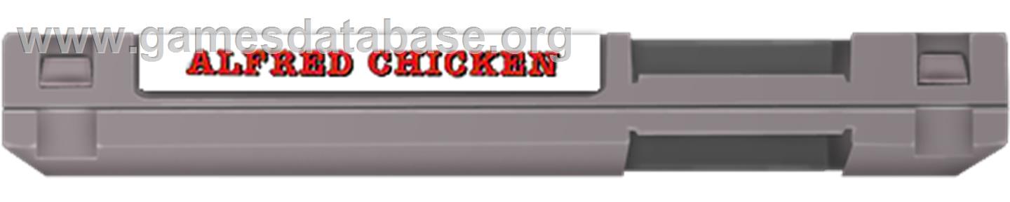 Alfred Chicken - Nintendo NES - Artwork - Cartridge Top