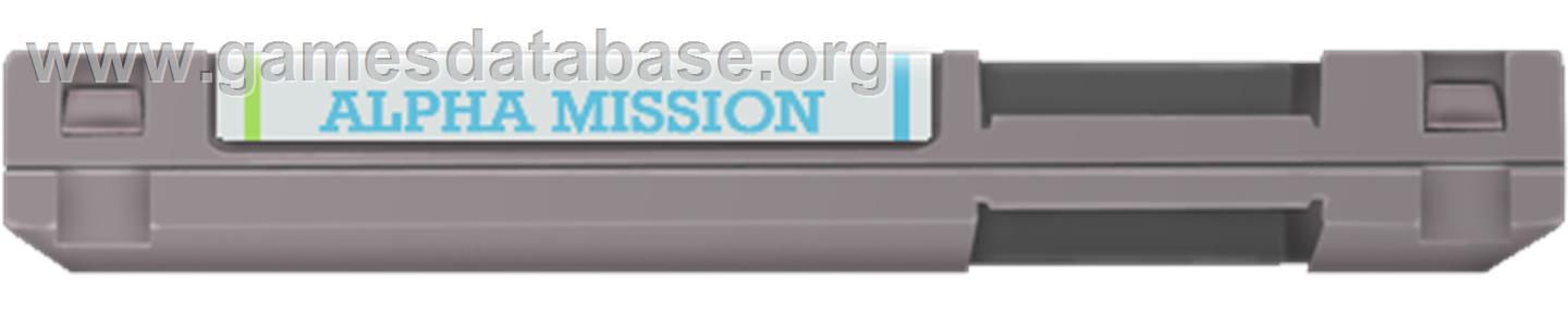 Alpha Mission - Nintendo NES - Artwork - Cartridge Top