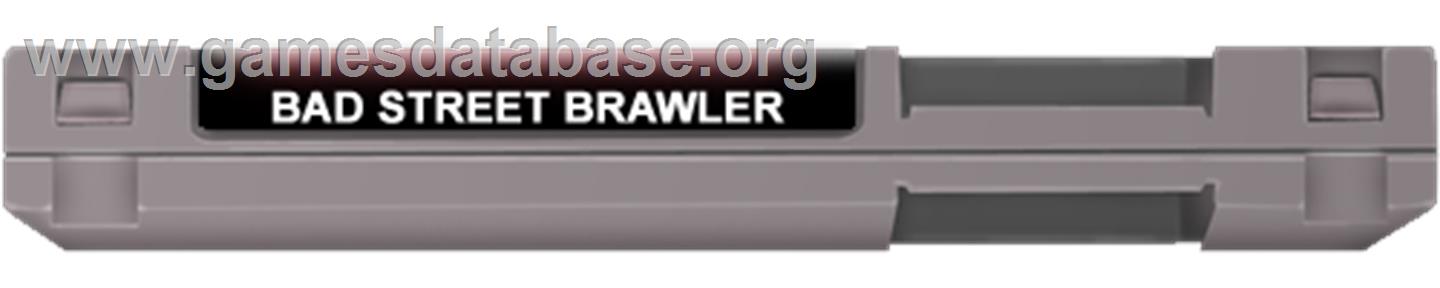 Bad Street Brawler - Nintendo NES - Artwork - Cartridge Top