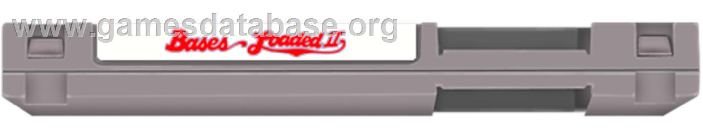 Bases Loaded II: Second Season - Nintendo NES - Artwork - Cartridge Top