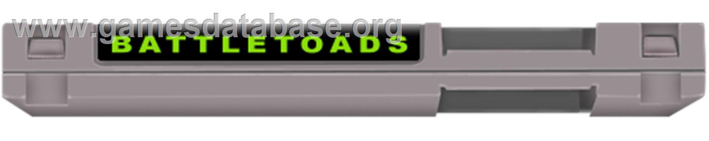 Battle Toads - Nintendo NES - Artwork - Cartridge Top