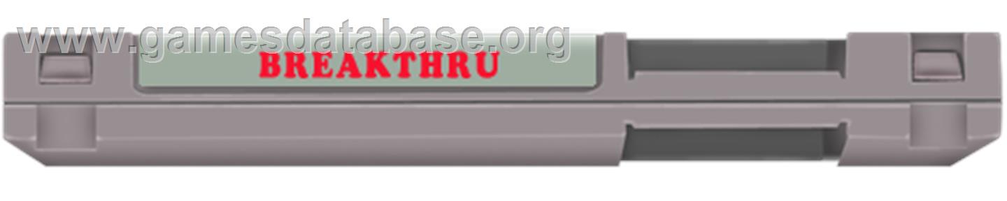 Break Thru - Nintendo NES - Artwork - Cartridge Top