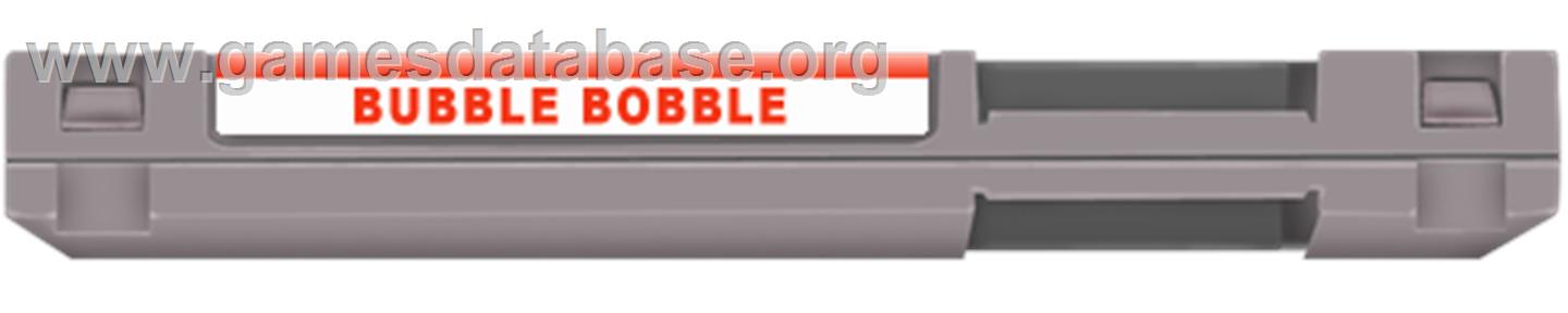 Bubble Bobble - Nintendo NES - Artwork - Cartridge Top