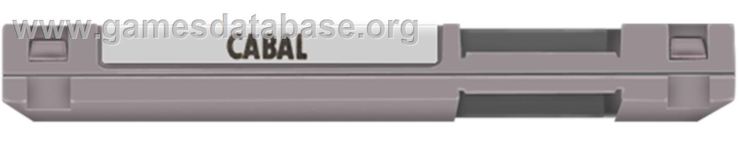 Cabal - Nintendo NES - Artwork - Cartridge Top