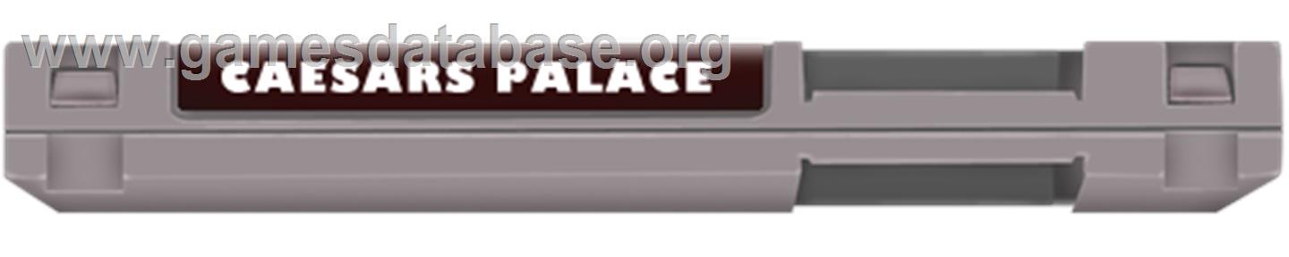 Caesar's Palace - Nintendo NES - Artwork - Cartridge Top