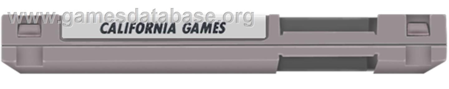 California Games - Nintendo NES - Artwork - Cartridge Top
