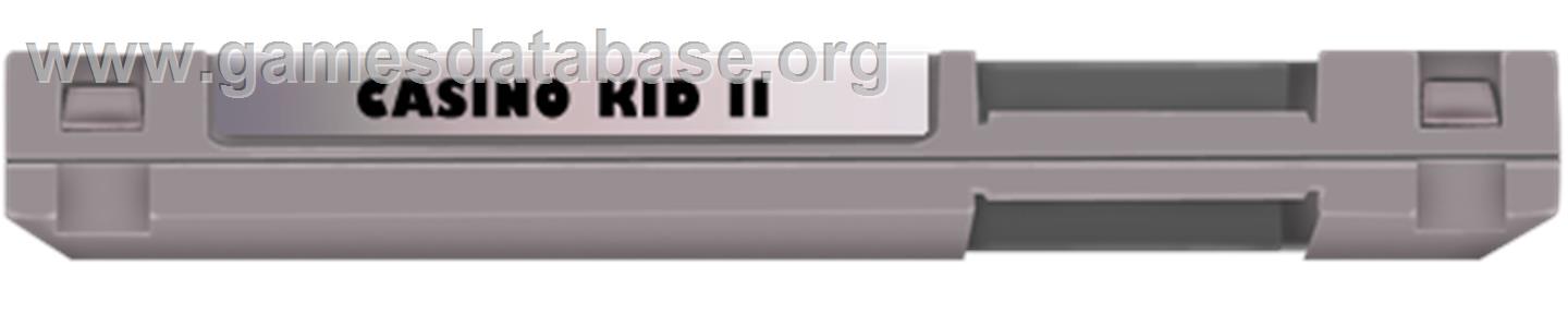Casino Kid 2 - Nintendo NES - Artwork - Cartridge Top