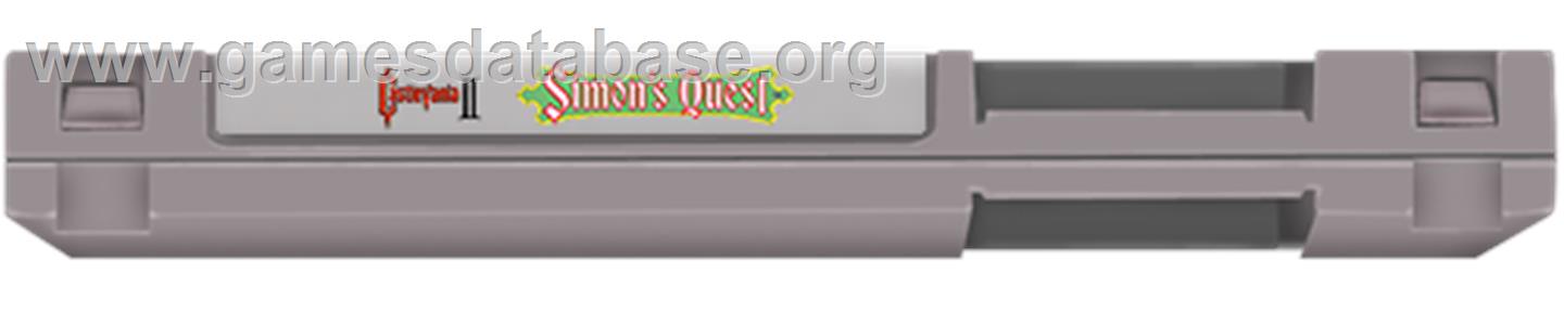 Castlevania 2: Simon's Quest - Nintendo NES - Artwork - Cartridge Top
