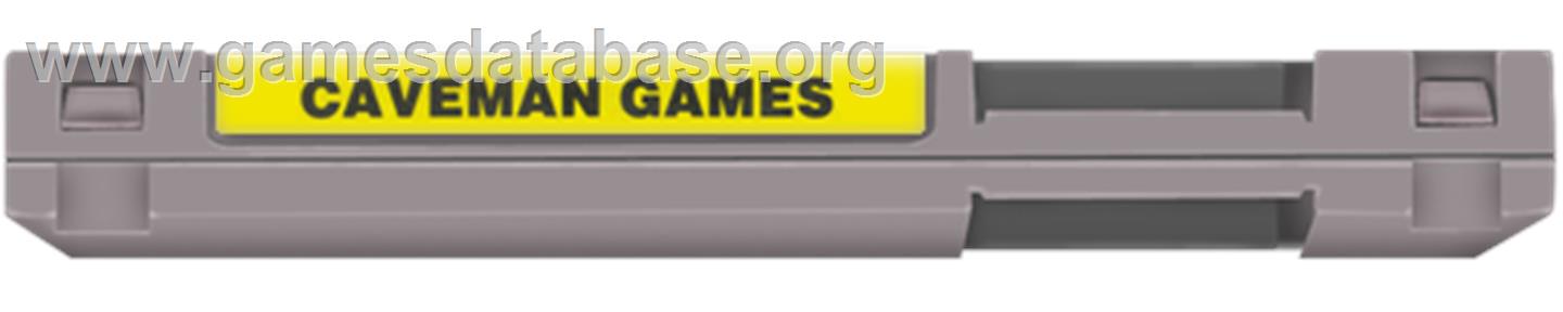 Caveman Ugh-Lympics - Nintendo NES - Artwork - Cartridge Top