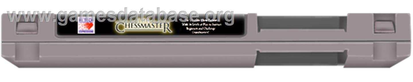 Chessmaster - Nintendo NES - Artwork - Cartridge Top