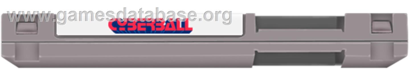 Cyberball - Nintendo NES - Artwork - Cartridge Top