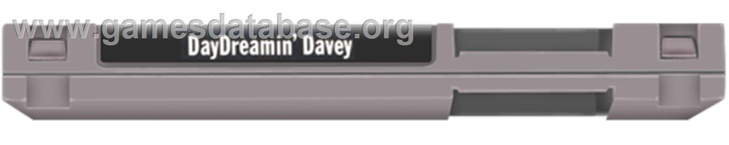 Day Dreamin' Davey - Nintendo NES - Artwork - Cartridge Top