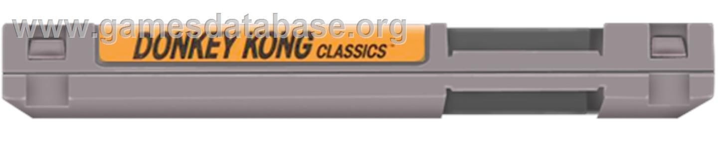 Donkey Kong Classics - Nintendo NES - Artwork - Cartridge Top