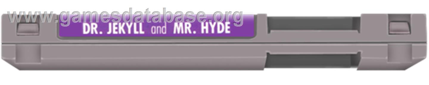 Dr. Jekyll and Mr. Hyde - Nintendo NES - Artwork - Cartridge Top