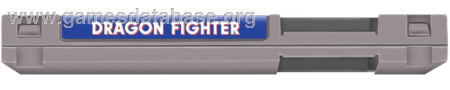 Dragon Fighter - Nintendo NES - Artwork - Cartridge Top