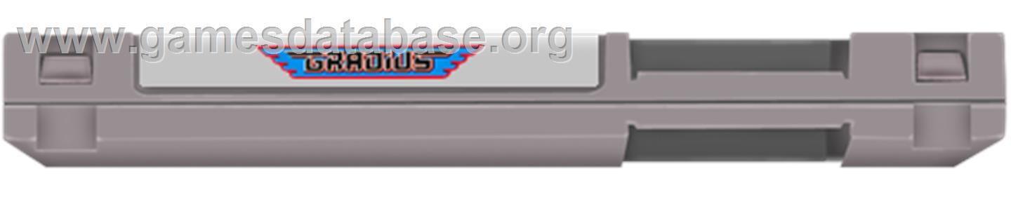 Gradius - Nintendo NES - Artwork - Cartridge Top