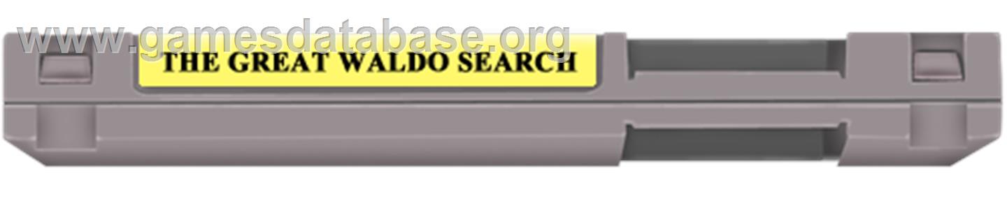 Great Waldo Search - Nintendo NES - Artwork - Cartridge Top