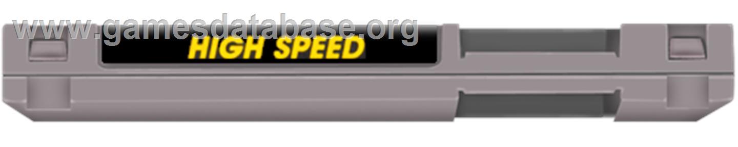 High Speed - Nintendo NES - Artwork - Cartridge Top
