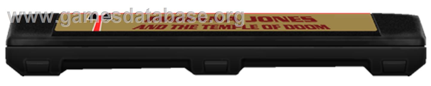 Indiana Jones and the Temple of Doom - Nintendo NES - Artwork - Cartridge Top