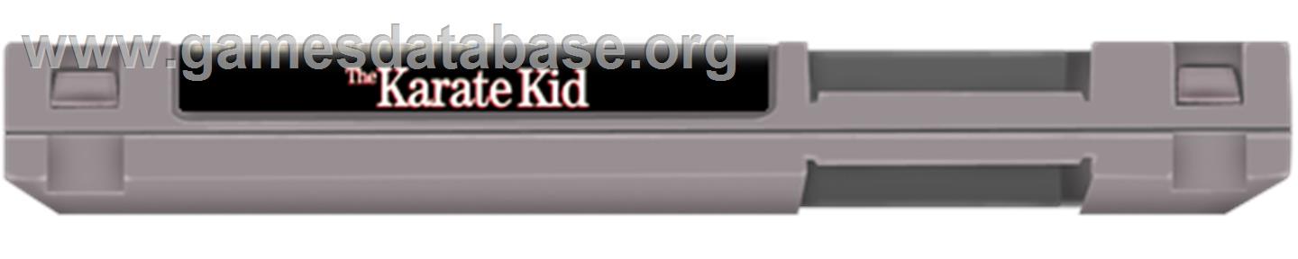 Karate Kid - Nintendo NES - Artwork - Cartridge Top