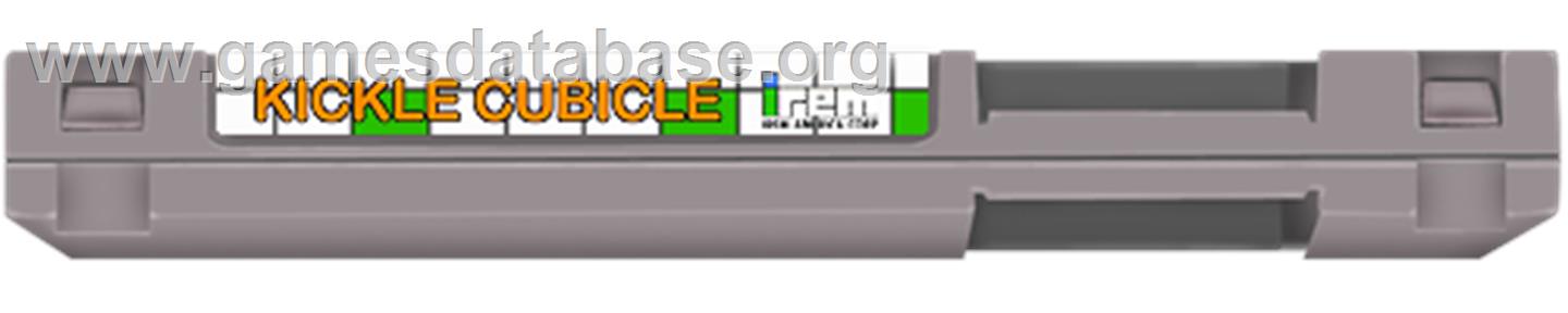 Kickle Cubicle - Nintendo NES - Artwork - Cartridge Top