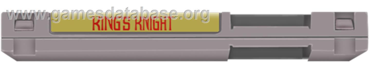 King's Knight - Nintendo NES - Artwork - Cartridge Top