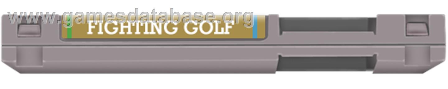 Lee Trevino's Fighting Golf - Nintendo NES - Artwork - Cartridge Top