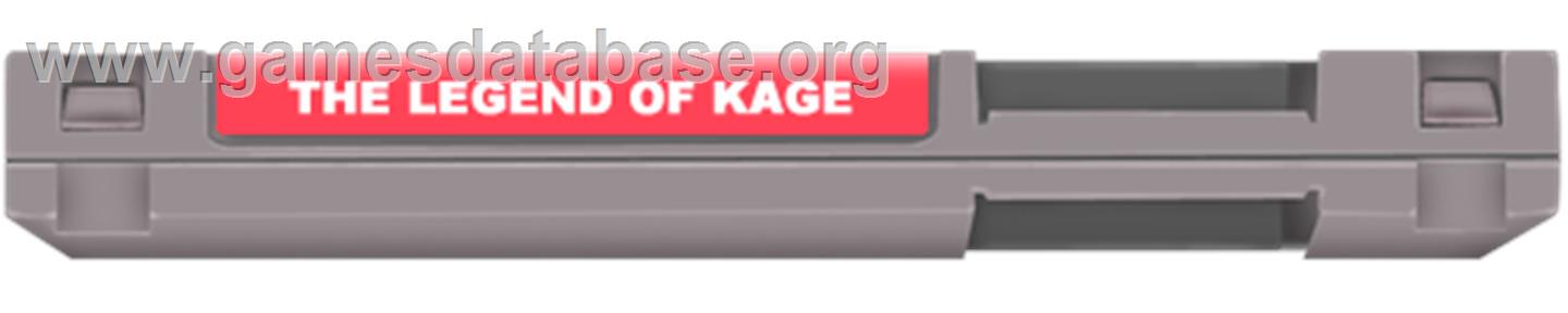 Legend of Kage, The - Nintendo NES - Artwork - Cartridge Top