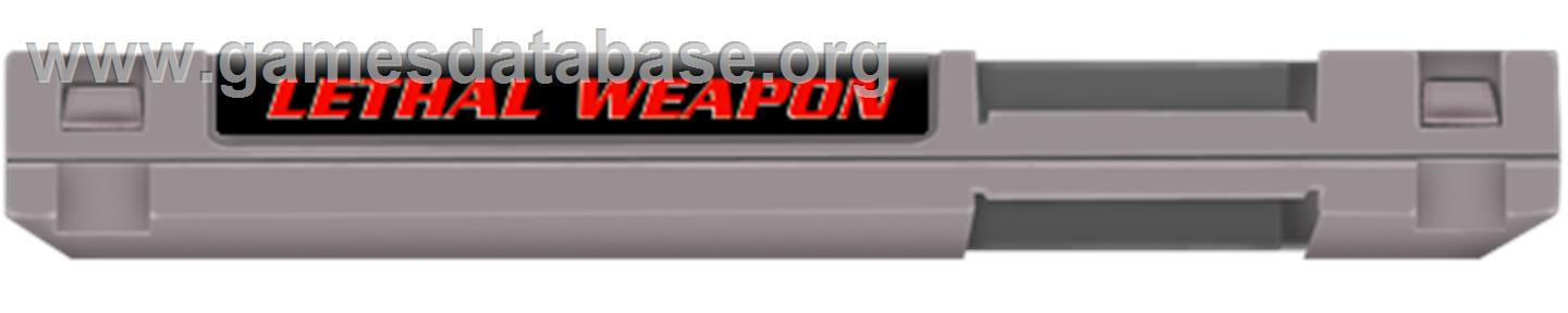 Lethal Weapon - Nintendo NES - Artwork - Cartridge Top