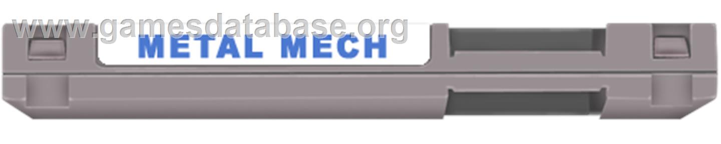 MetalMech: Man & Machine - Nintendo NES - Artwork - Cartridge Top