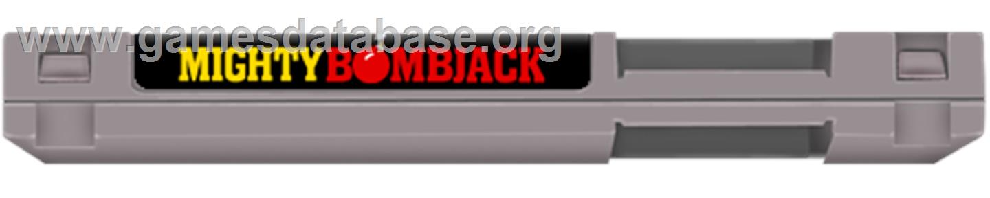 Mighty Bombjack - Nintendo NES - Artwork - Cartridge Top