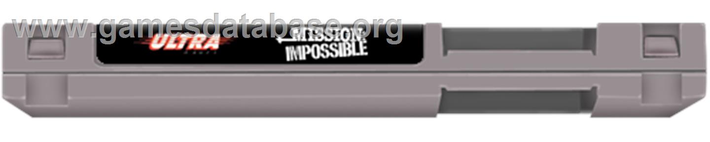 Mission Impossible - Nintendo NES - Artwork - Cartridge Top