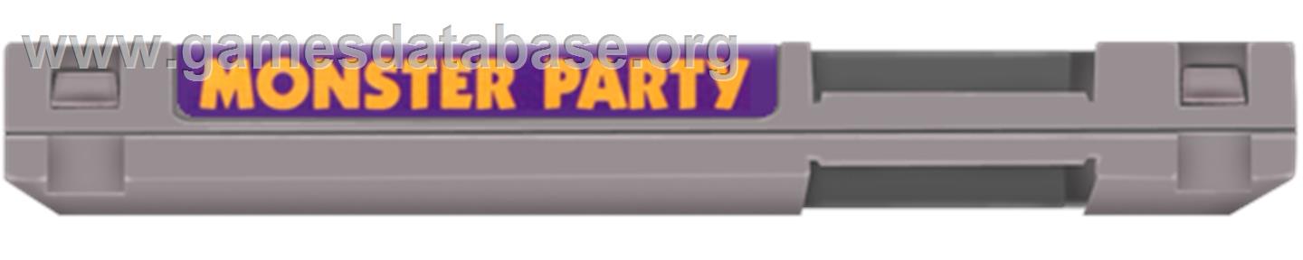 Monster Party - Nintendo NES - Artwork - Cartridge Top