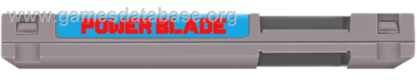 Power Blade - Nintendo NES - Artwork - Cartridge Top