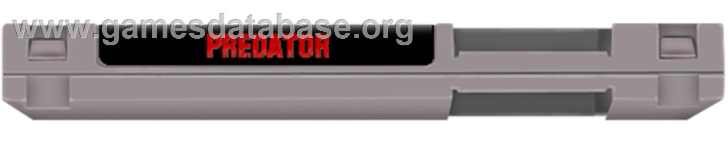 Predator: Soon the Hunt Will Begin - Nintendo NES - Artwork - Cartridge Top