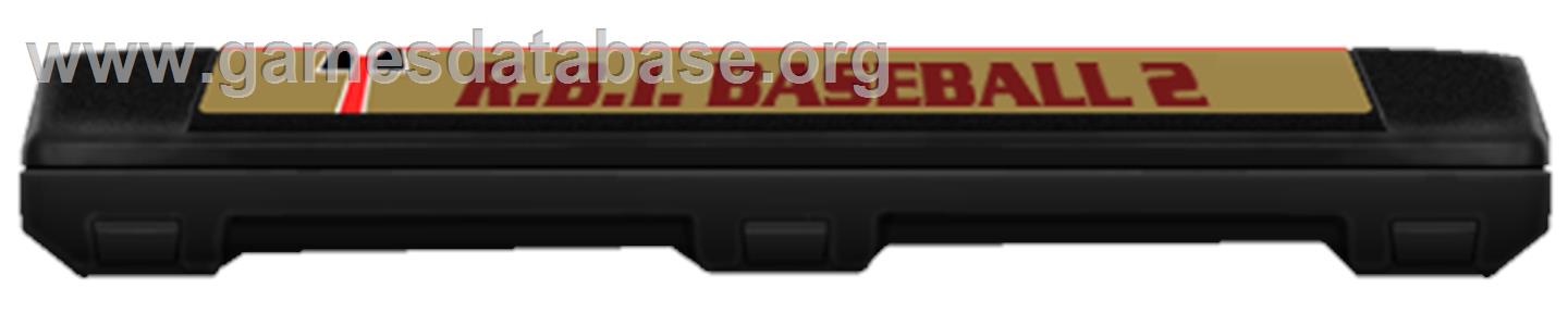 RBI Baseball 2 - Nintendo NES - Artwork - Cartridge Top