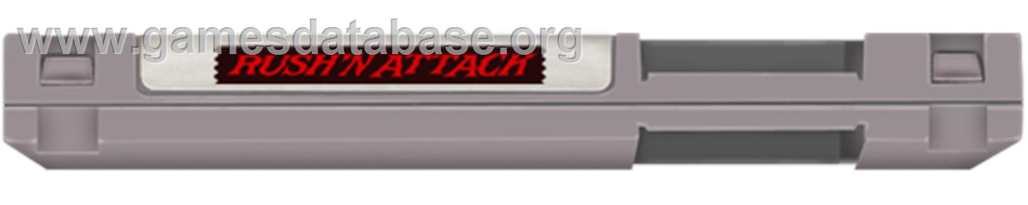 Rush'n Attack - Nintendo NES - Artwork - Cartridge Top