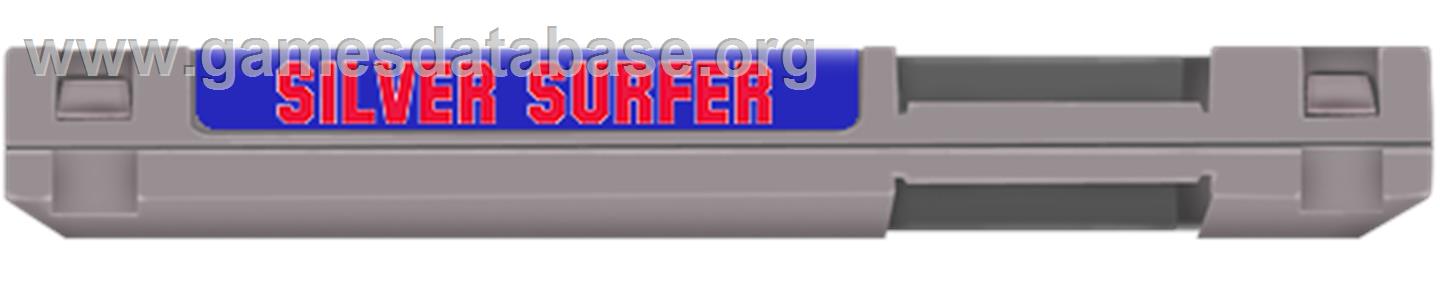 Silver Surfer - Nintendo NES - Artwork - Cartridge Top