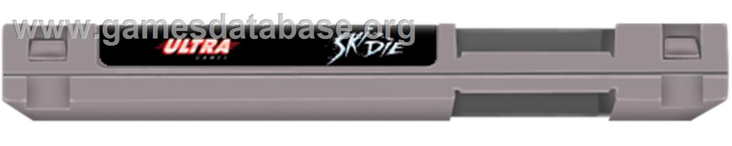 Ski or Die - Nintendo NES - Artwork - Cartridge Top