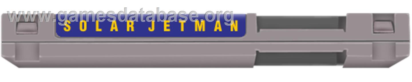 Solar Jetman: Hunt for the Golden Warpship - Nintendo NES - Artwork - Cartridge Top