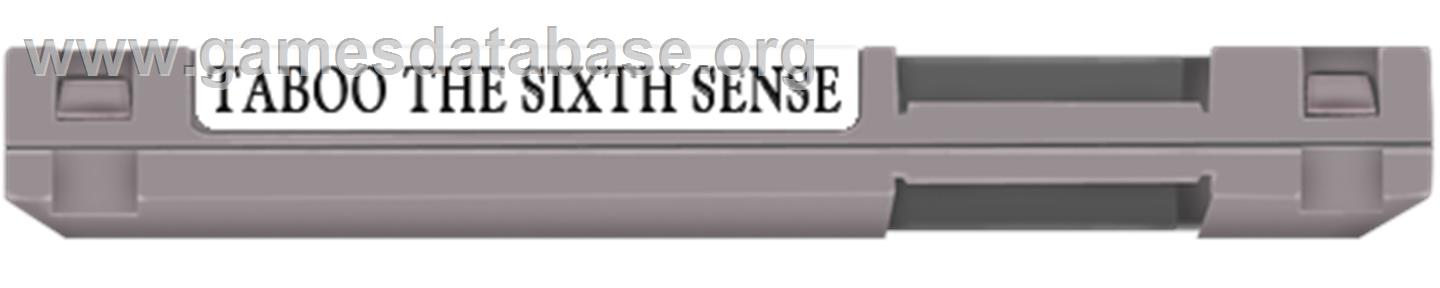 Taboo: The Sixth Sense - Nintendo NES - Artwork - Cartridge Top