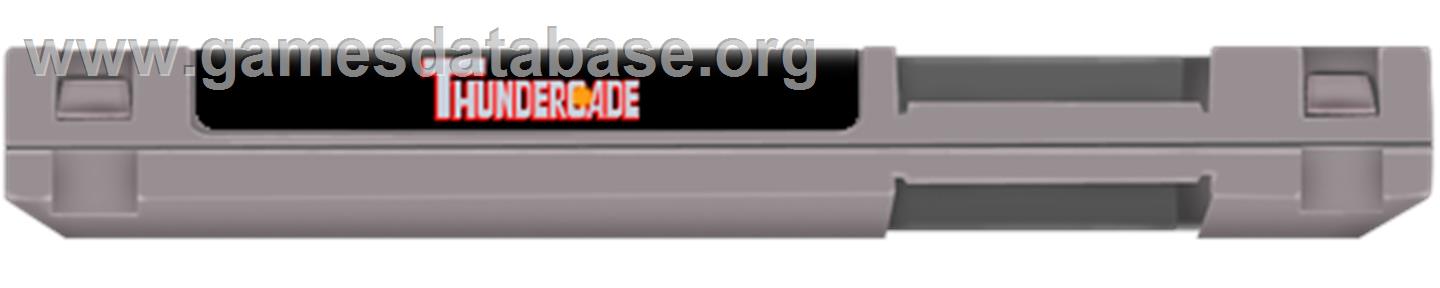 Thundercade / Twin Formation - Nintendo NES - Artwork - Cartridge Top